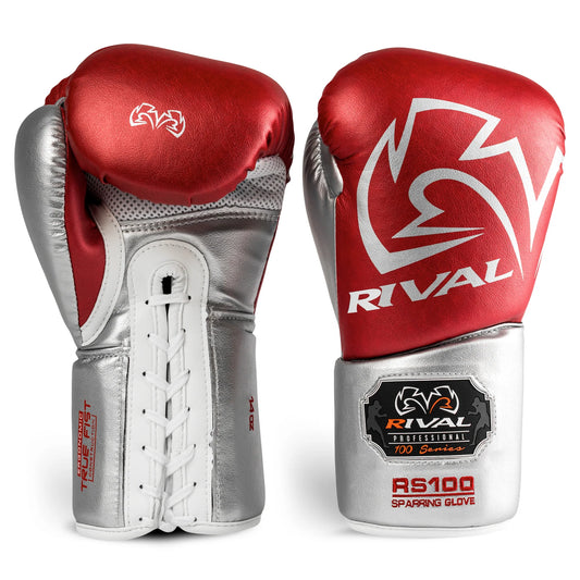 Rival Boxing RS100 Professional Sparring Gloves - Red