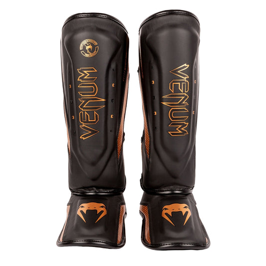 Venum MMA Muay Thai Elite EVO Shin Guards - Black/Gold