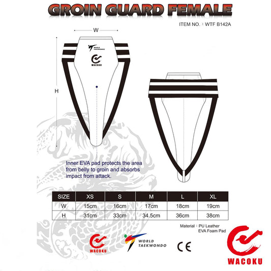 WTF Approved Ladies Groin Guard