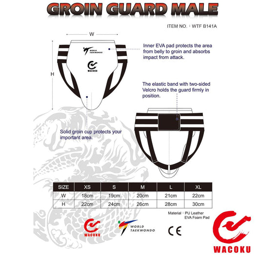 WTF Approved Mens Groin Guard