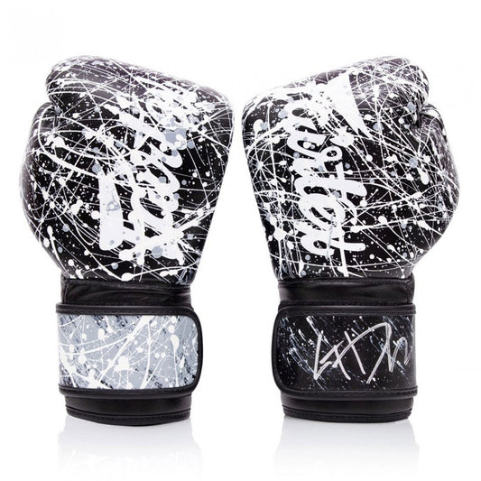 Fairtex BGV14PT The Painter Boxing Gloves - Black