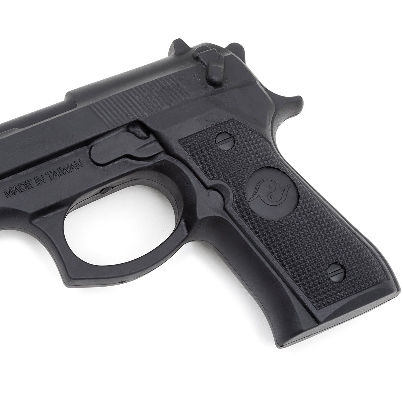 Realistic TP Rubber Hand Gun : Black - E416