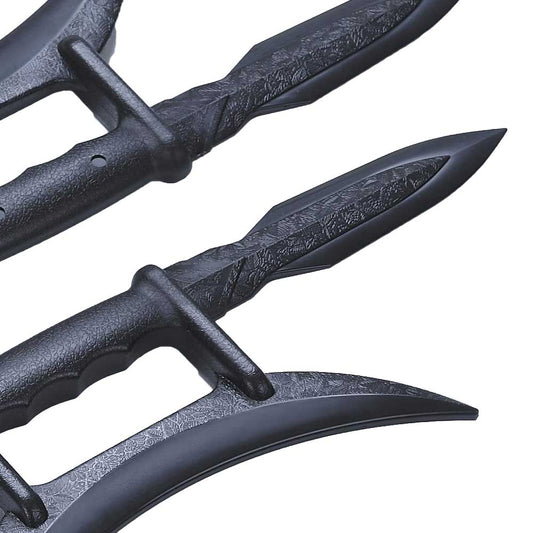 Black Polypropylene Full Contact Wushu Twin Hooks