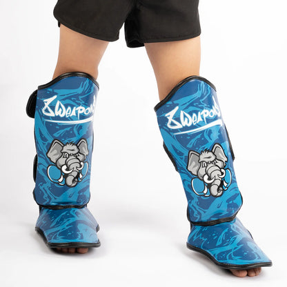 8 Weapons Kids Jipe Muay Thai Shin Guards