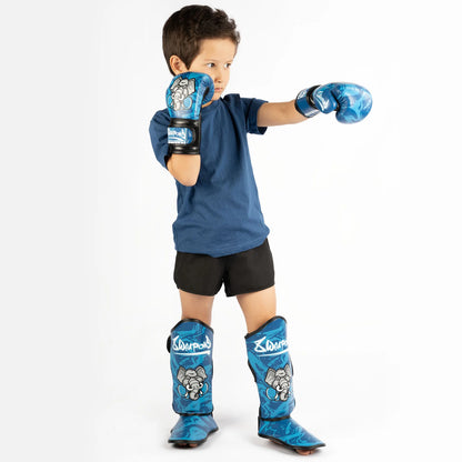 8 Weapons Kids Jipe Muay Thai Shin Guards