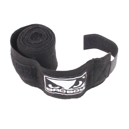 Bad Boy Cotton Boxing Hand Wraps 4.5m - Black