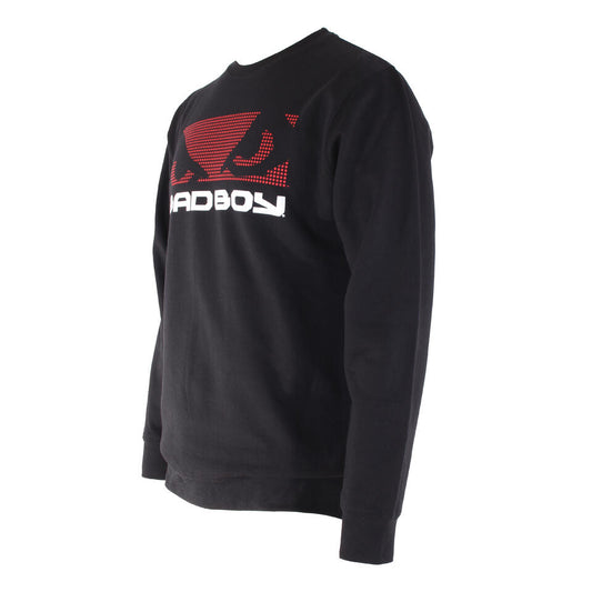 Bad Boy Textured Logo Sweatshirt - Black