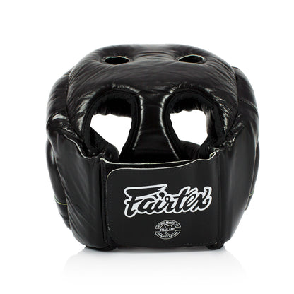 HG13 Fairtex Diagonal Vision Sparring Headguard Black
