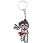 Childrens Taekwondo Rubber Key Chain ( H557 )