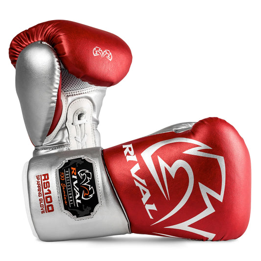 Rival Boxing RS100 Professional Sparring Gloves - Red