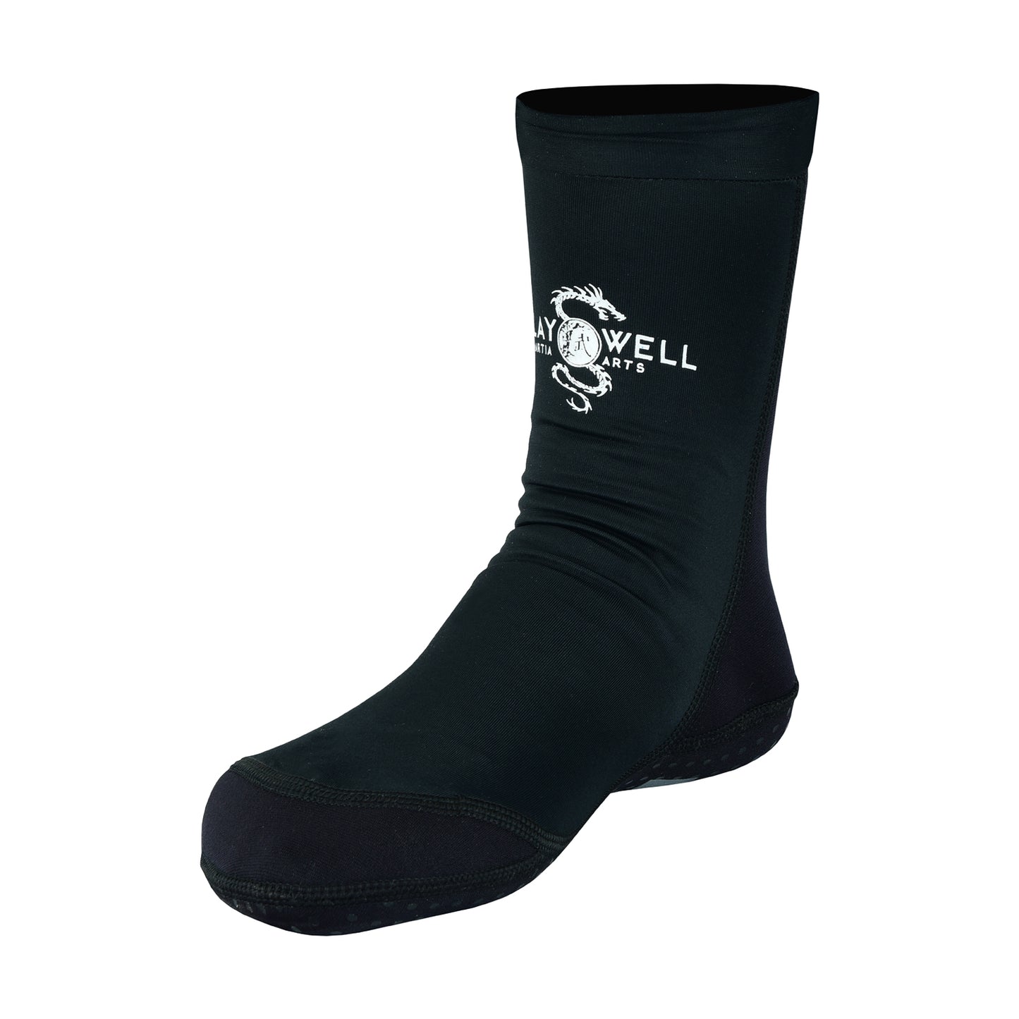 Martial Arts School Tatami Mat Training Socks - Black/Black