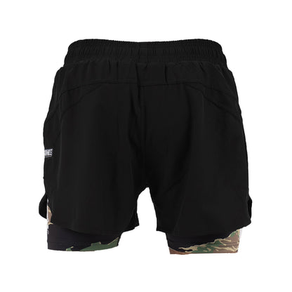 Scramble Combo Hybrid Grappling Fight Shorts - Tiger