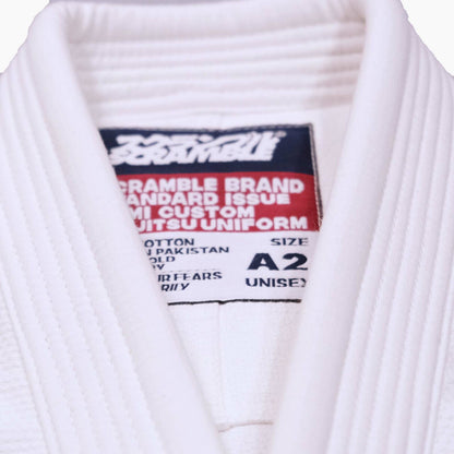 Scramble Standard Issue V3 Jiu Jitsu Gi - White