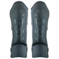 Childrens Muay Thai Twin Tiger Shin Instep Guards - Black