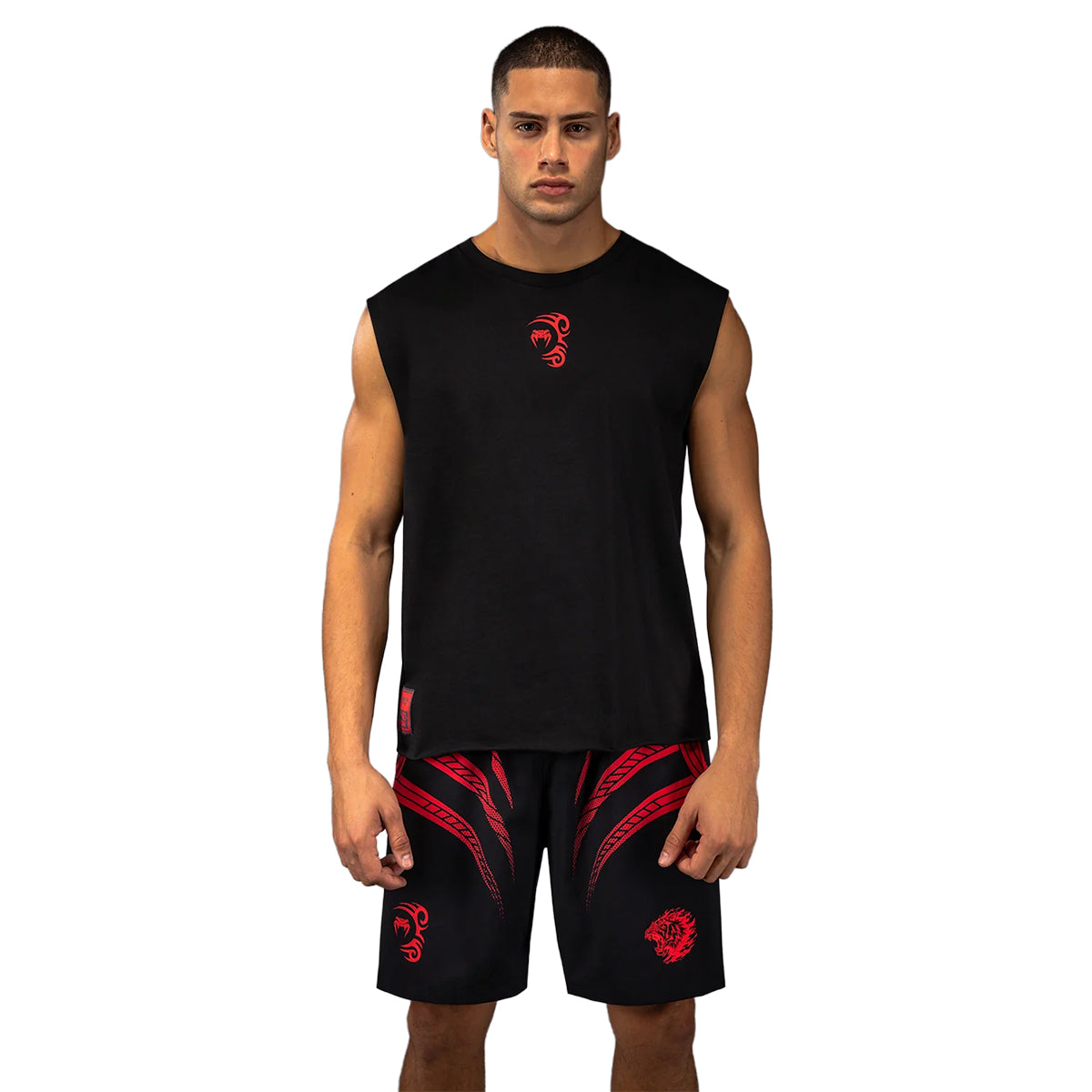 Venum x Mike Tyson Tiger Sleeveless T-Shirt - Deep Black