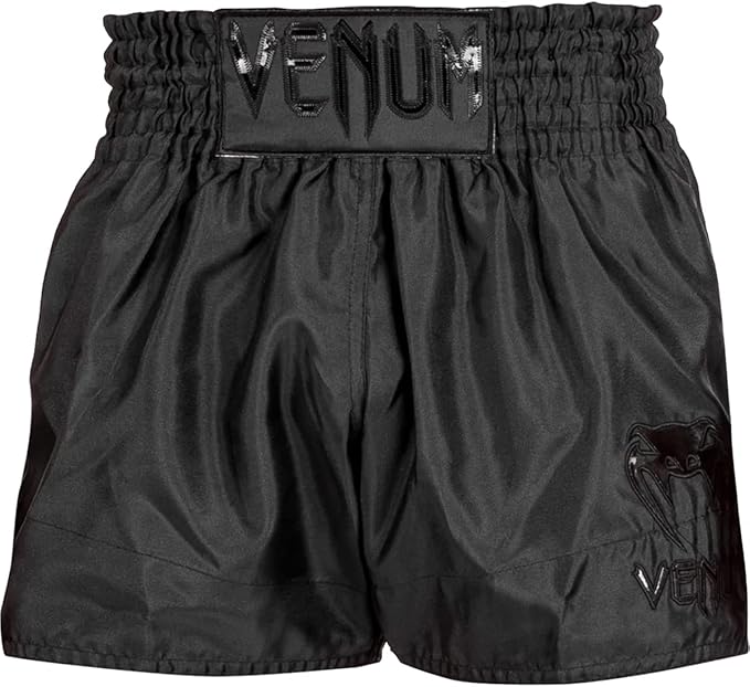 Venum Classic Muay Thai Shorts  - Black/Black