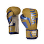 Venum Elite Boxing Gloves - Camel/Blue