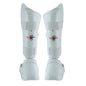 WUKF Style Karate Competion White Shin Guards  - Pair
