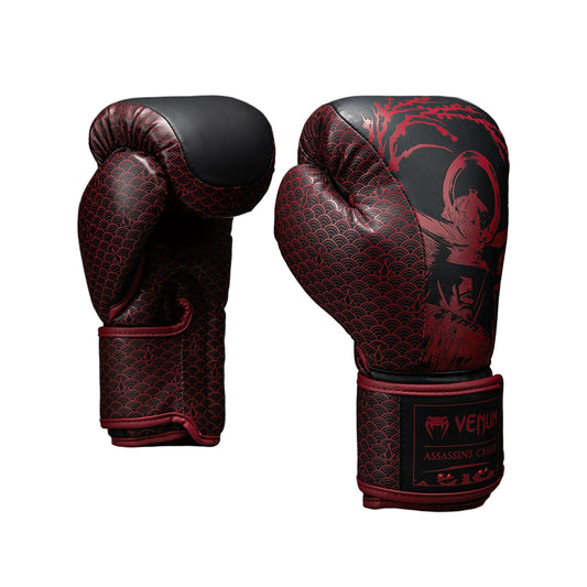 Venum x Assassin's Creed Shadows Boxing Gloves - Burgundy/Black
