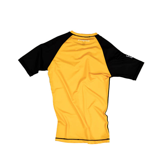 Progress Jiu Jitsu Profile Hybrid No Gi Rash Guard - Yellow