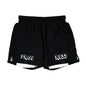 Progress Jiu Jitsu Bengal Hybrid No Gi Shorts - Black/White