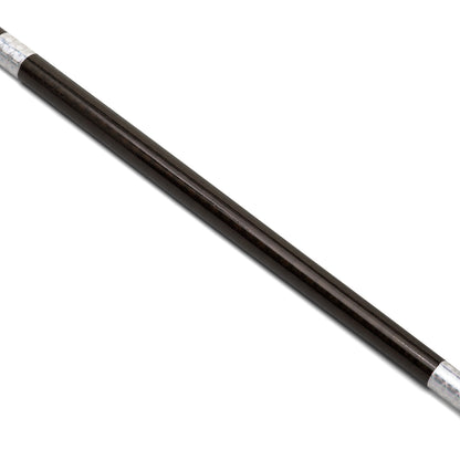 Chrome Competition Silver/Black Ultra Light Bo Staff - 72 Inches
