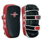 Deluxe Curved Thai Arm Pad W/ Shock Pads Black/Red: SINGLE