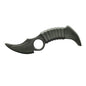 Black Polypropylene Double "Karambit" Knife - (e427)