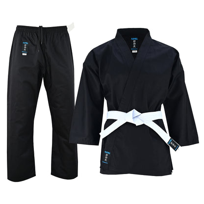 Adults Karate Cotton Suit - Black 8.5oz