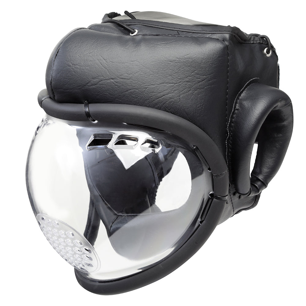 Kudo Black Headguard: Full Mask