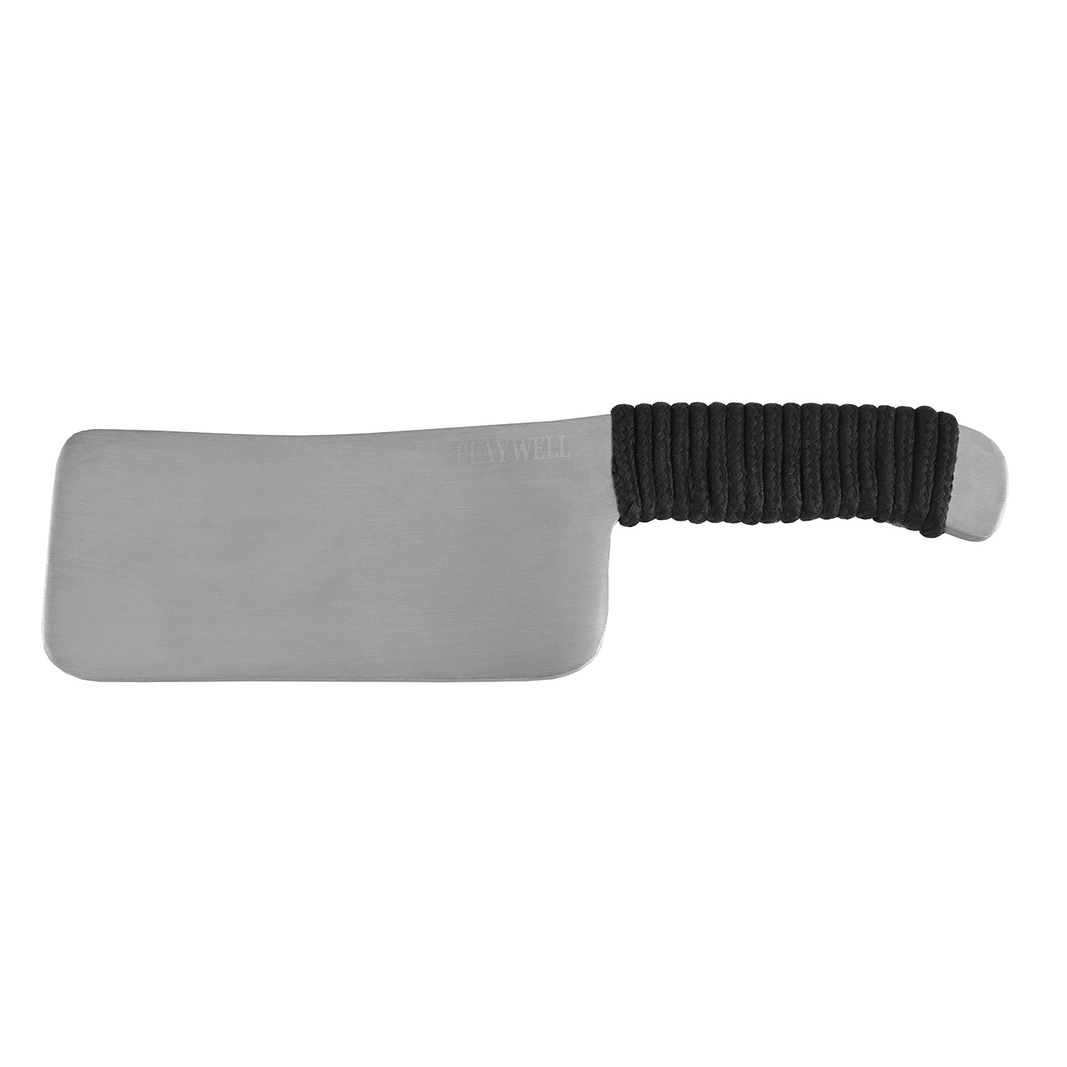 Metal Blunt Roped Grip Meat Cleaver Training Knive : No 6