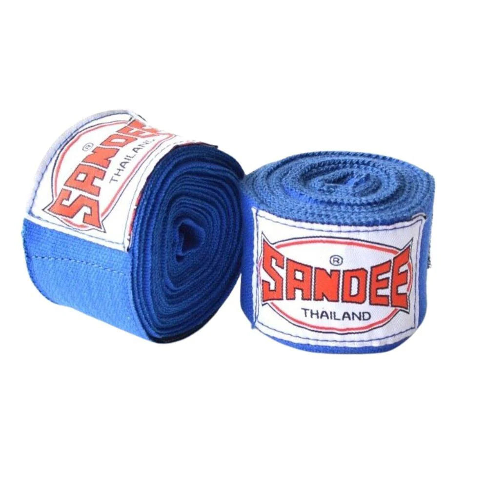 Sandee Muay Thai Blue Childrens Boxing Hand Wraps 2.5M