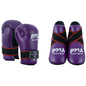 Semi Contact Sparring Gloves & Boots Set  - Purple