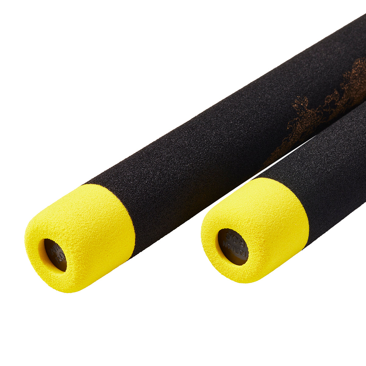 NR-009: Foam Nunchaku with Cord Black / Yellow Tips